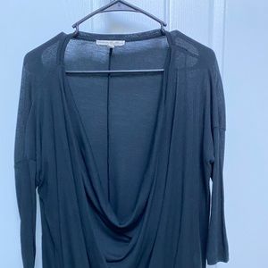 Cowl neck shirt